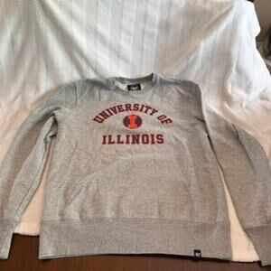 47' university of illinois crewneck size Medium